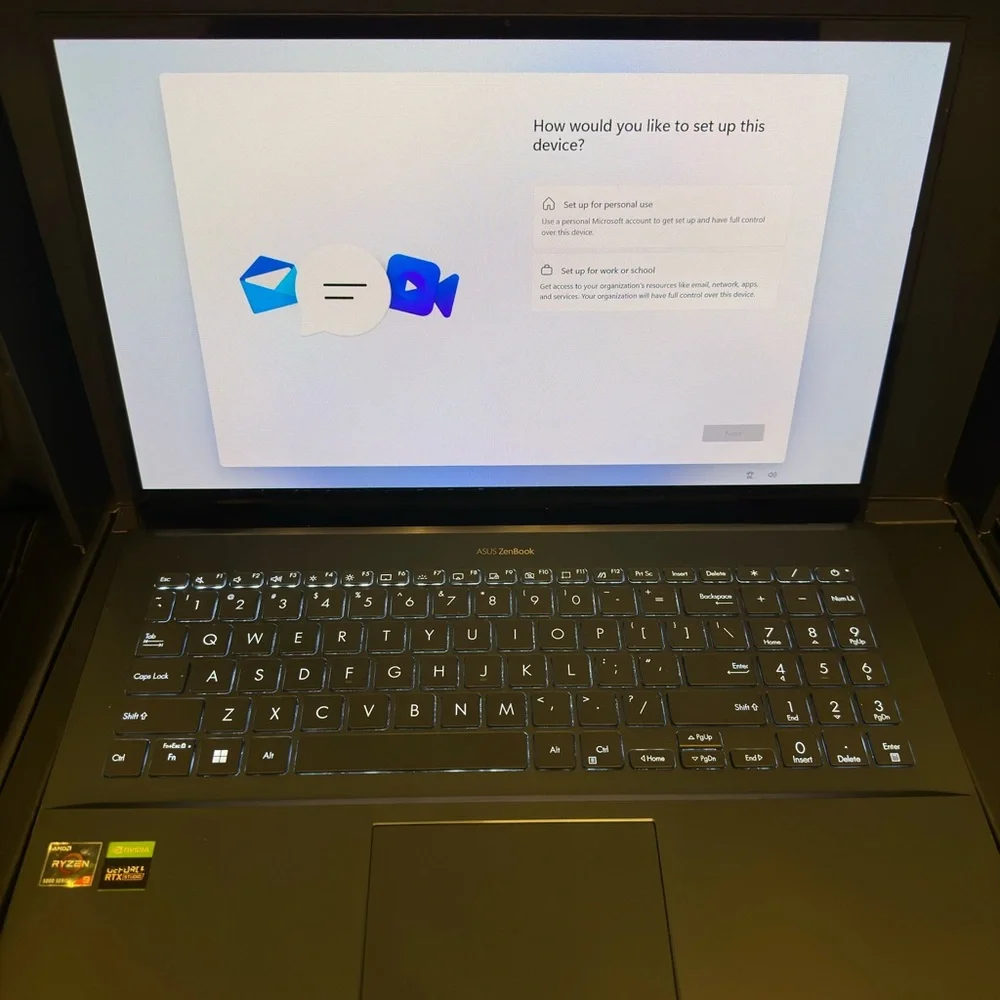 ASUS Zenbook 15 OLED 15.6” Touch-Screen Gaming Laptop- AMD Ryzen 9 5900HX- 16GB